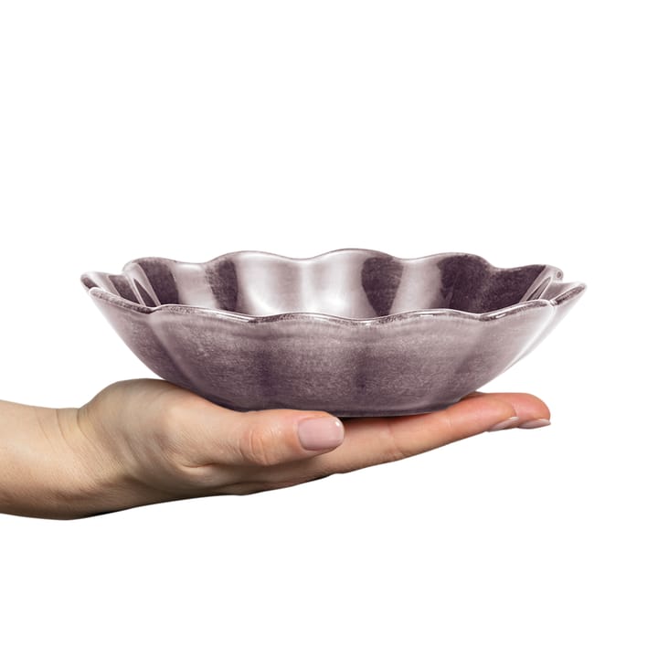 Oyster bowl 16x18 cm - Plum - Mateus