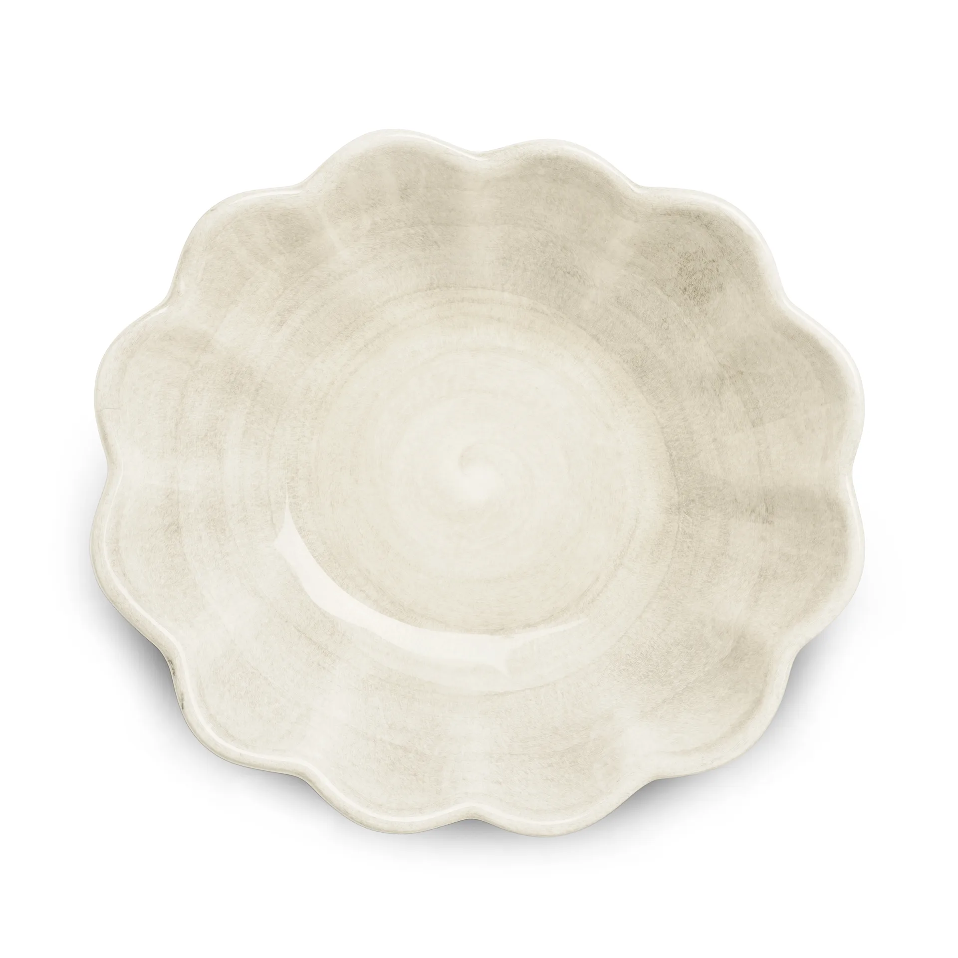Oyster bowl 16x18 cm, Sand Mateus