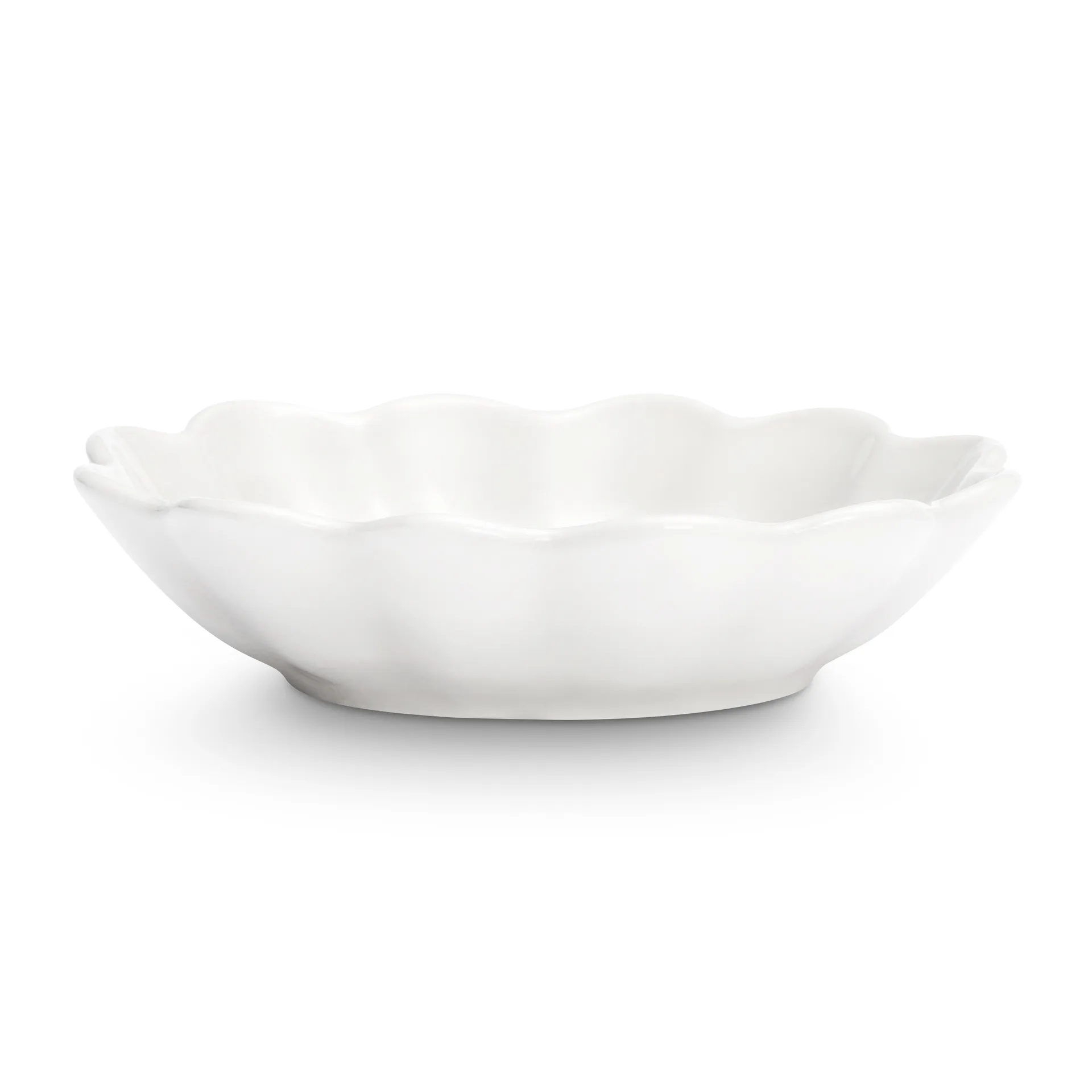 Oyster bowl 16x18 cm, white Mateus