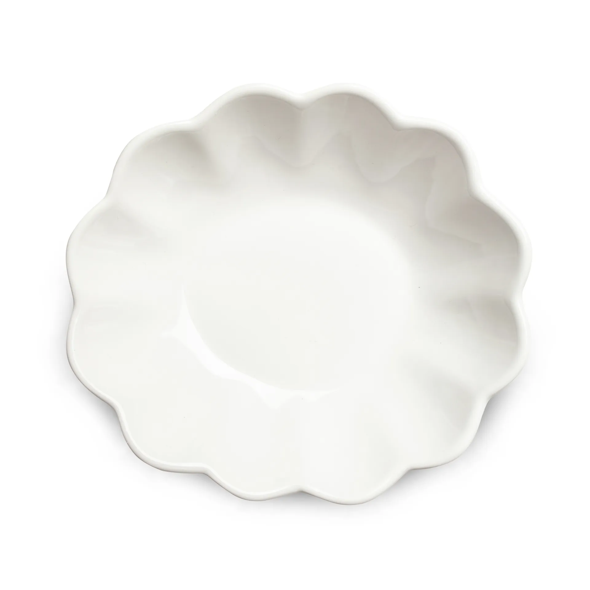 Oyster bowl 16x18 cm, white Mateus