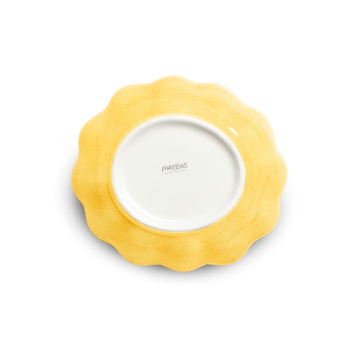 Oyster bowl 16x18 cm - Yellow - Mateus