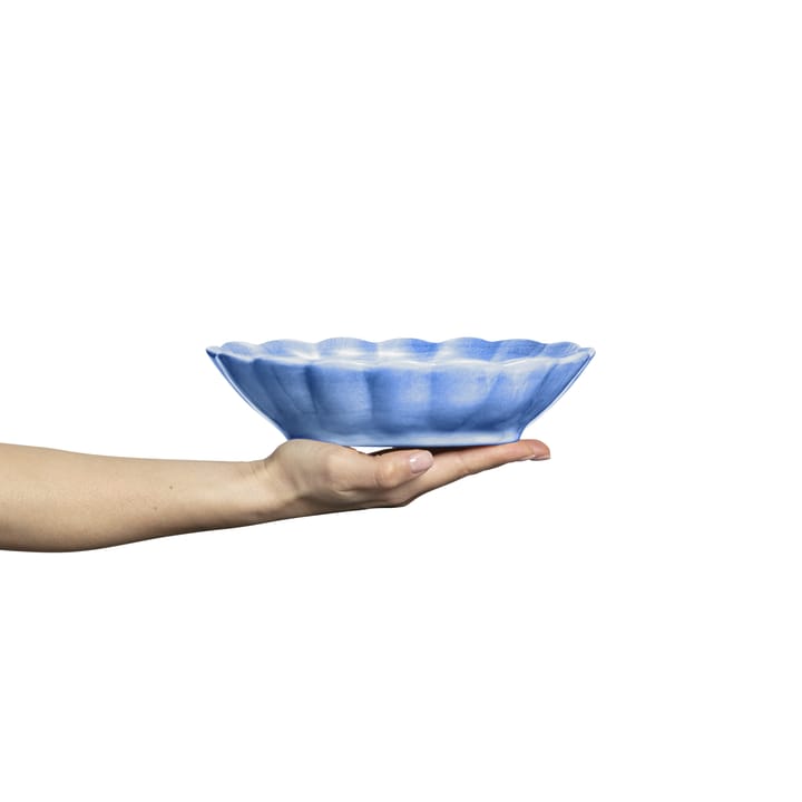 Oyster bowl 18x23 cm - Light blue - Mateus