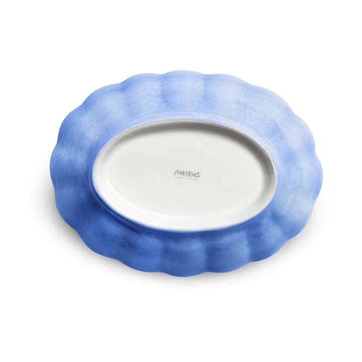 Oyster bowl 18x23 cm - Light blue - Mateus