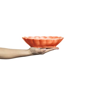 Oyster bowl 18x23 cm - Orange - Mateus