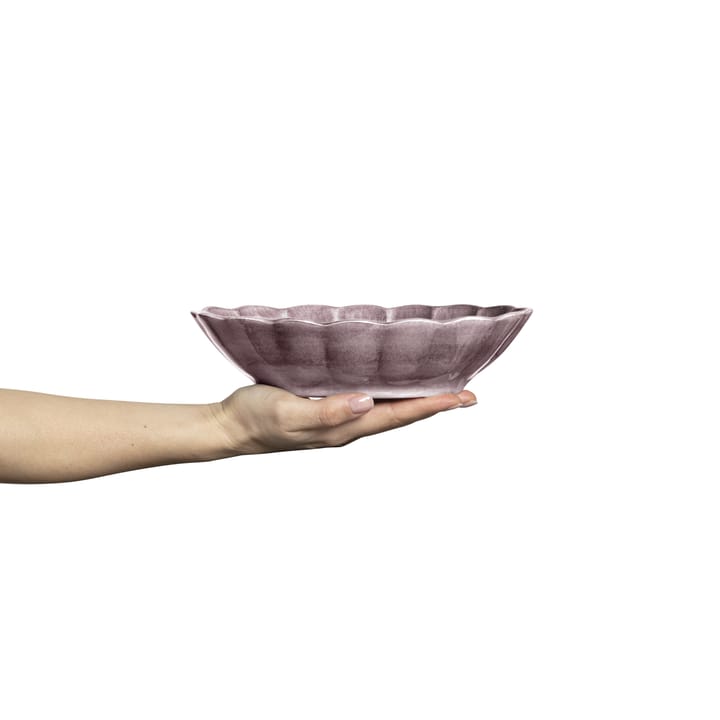 Oyster bowl 18x23 cm - Plum - Mateus