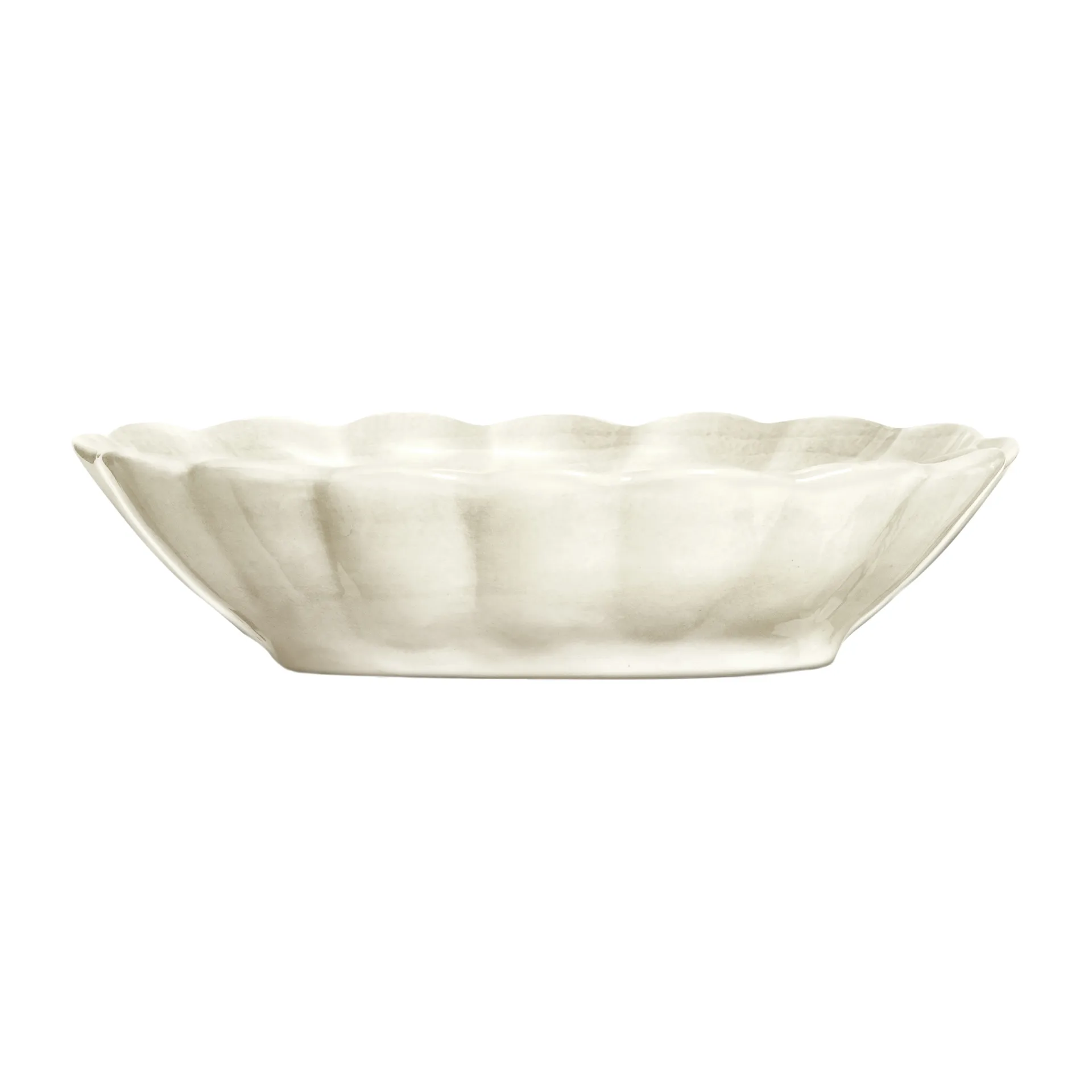 Oyster bowl 18x23 cm, Sand Mateus
