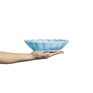 Oyster bowl 18x23 cm - Turquoise - Mateus