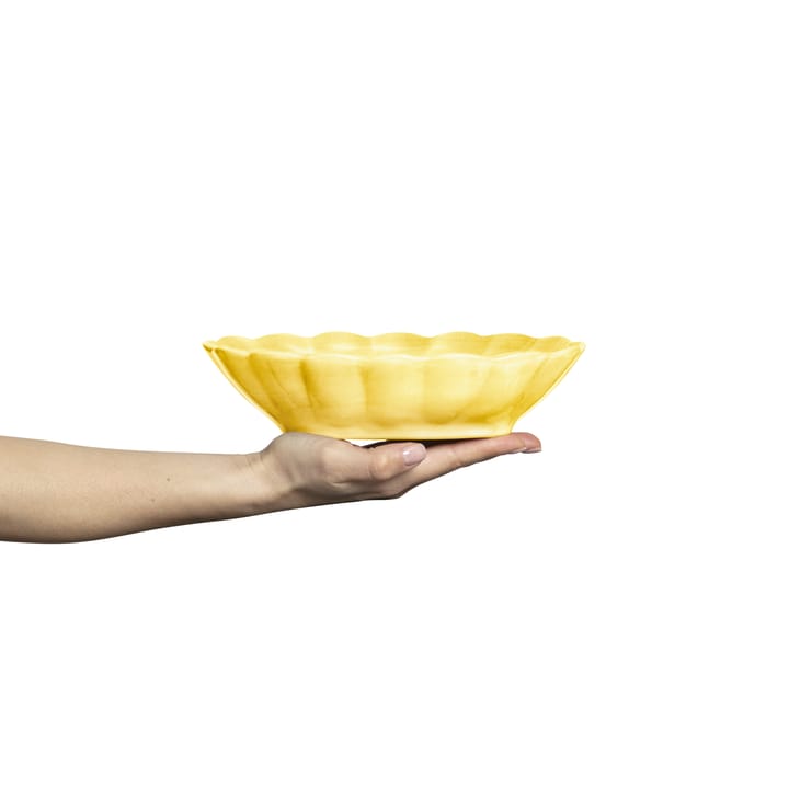 Oyster bowl 18x23 cm - Yellow - Mateus