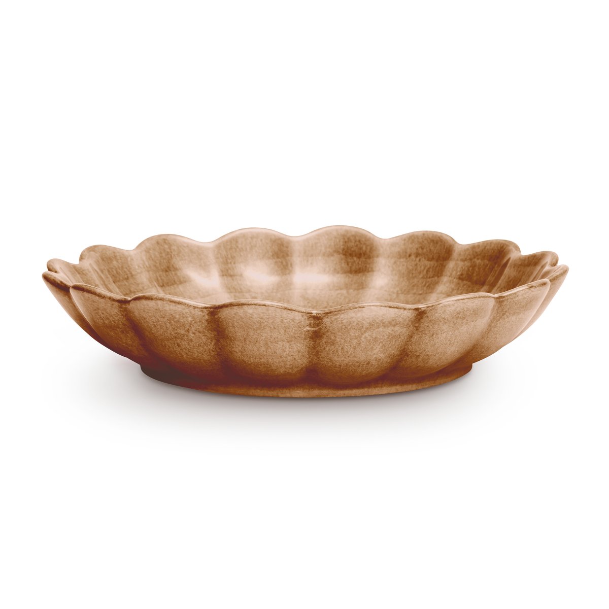 Mateus Oyster bowl o24 cm cinnamon | Scandinavian Design | Deep plates | Brown
