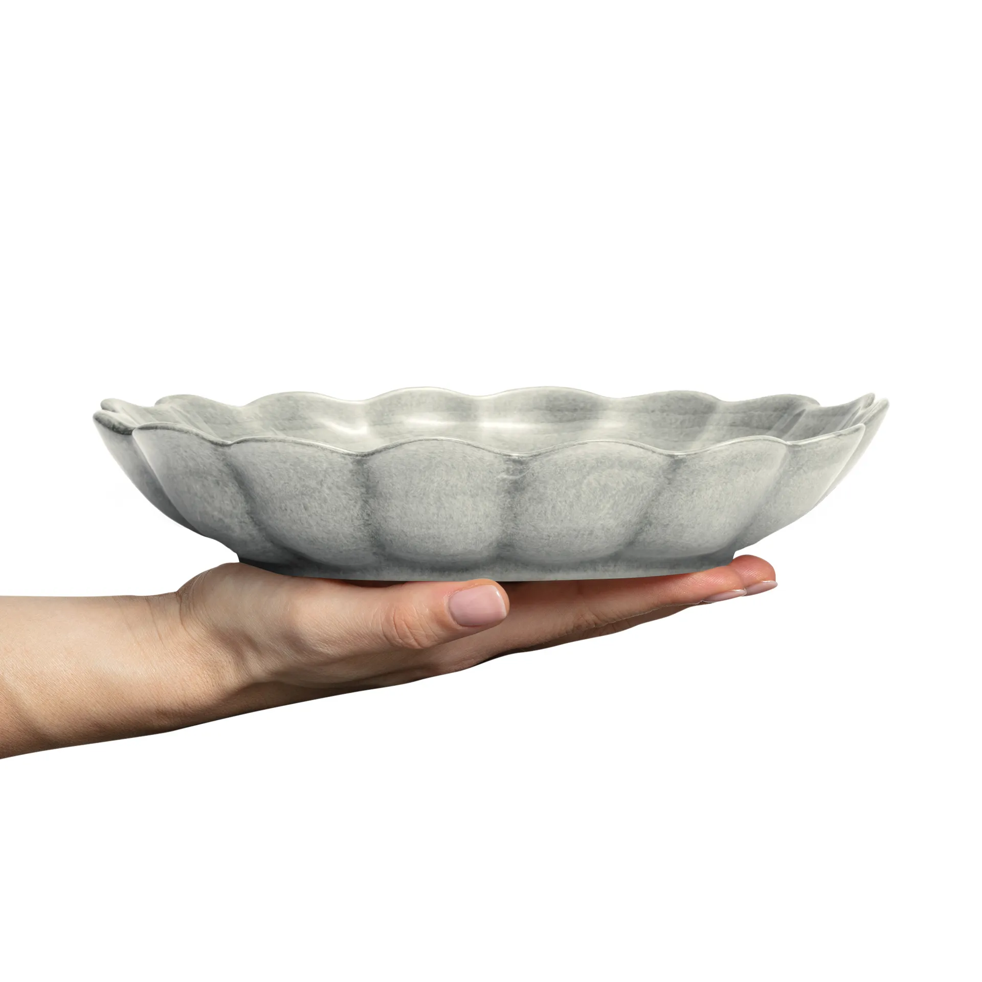 Oyster bowl Ø24 cm, Grey Mateus