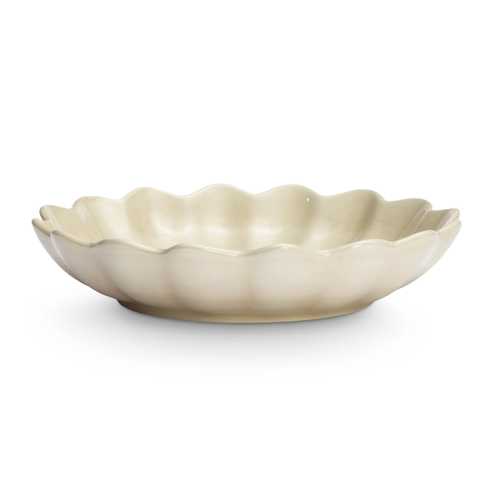 Oyster bowl Ø24 cm, Sand Mateus