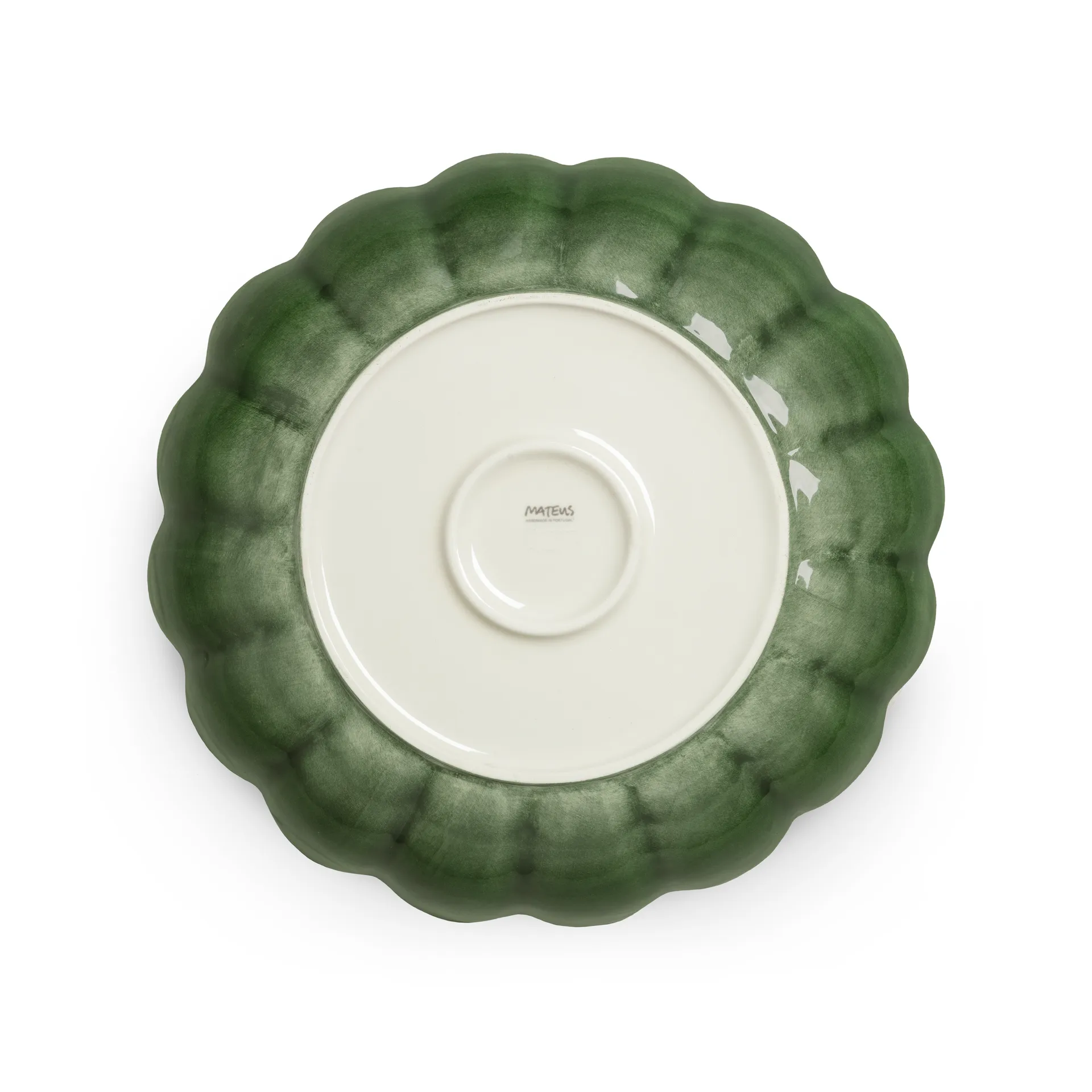 Oyster bowl Ø31 cm, Forest green Mateus