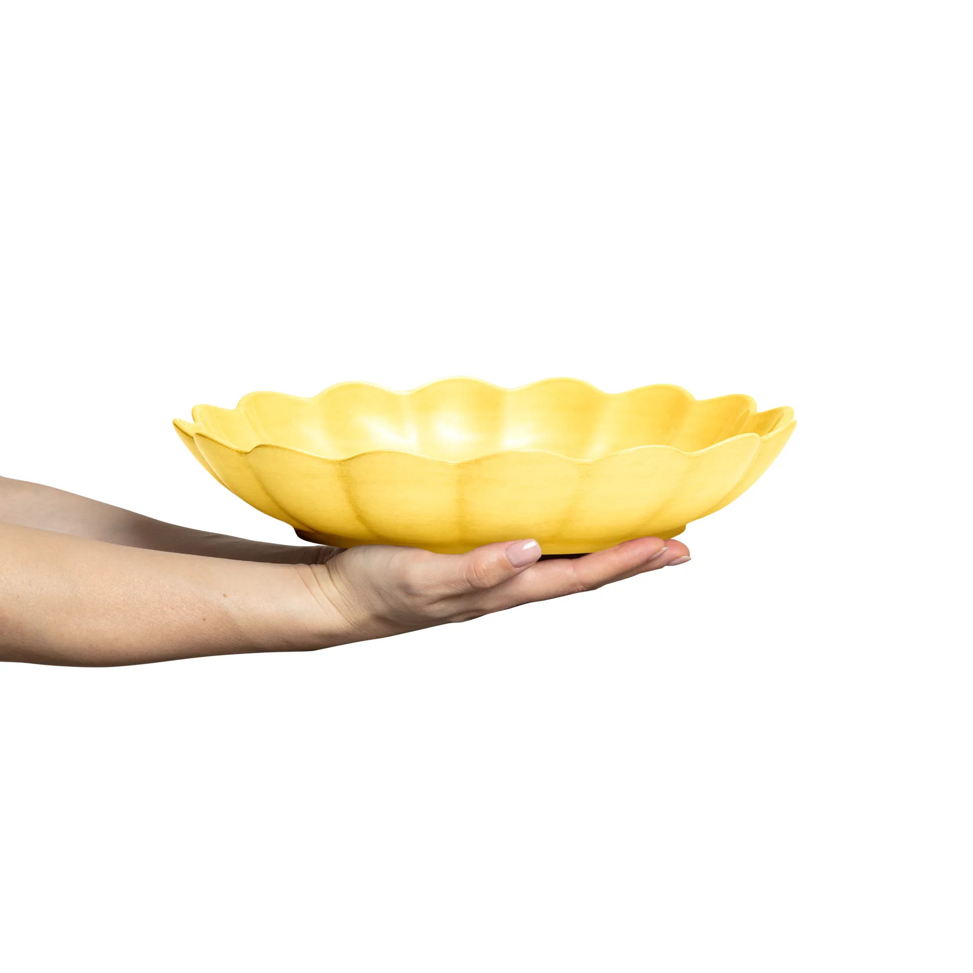 Oyster bowl Ø31 cm, Yellow Mateus
