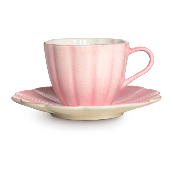 Oyster cup with saucer 25 cl - Light pink - Mateus