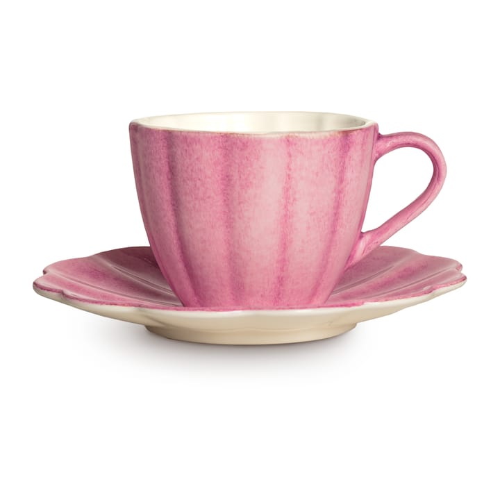 Oyster cup with saucer 25 cl - Pink - Mateus