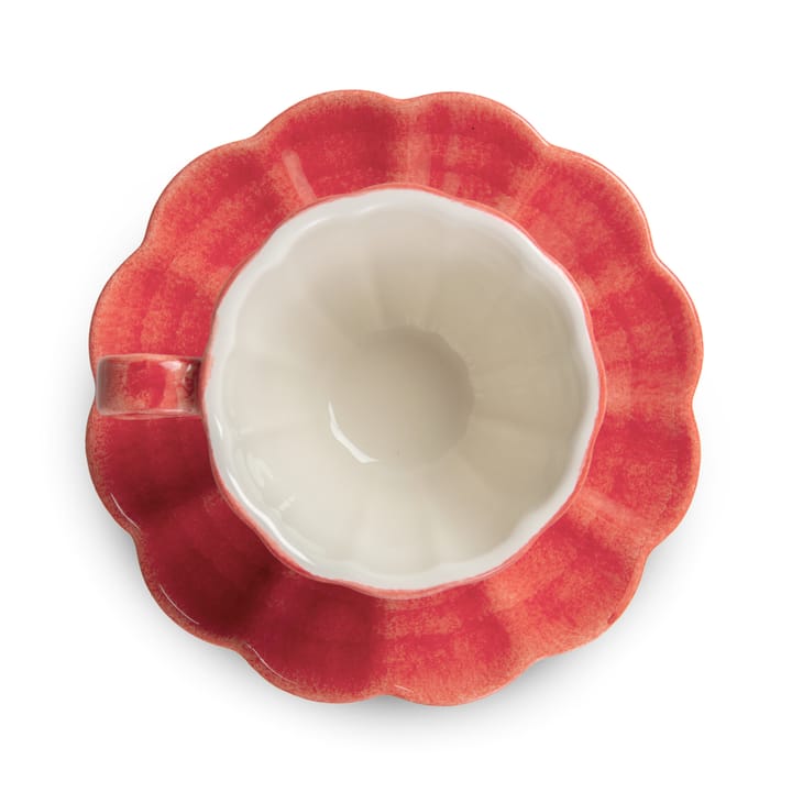 Oyster cup with saucer 25 cl - Red - Mateus