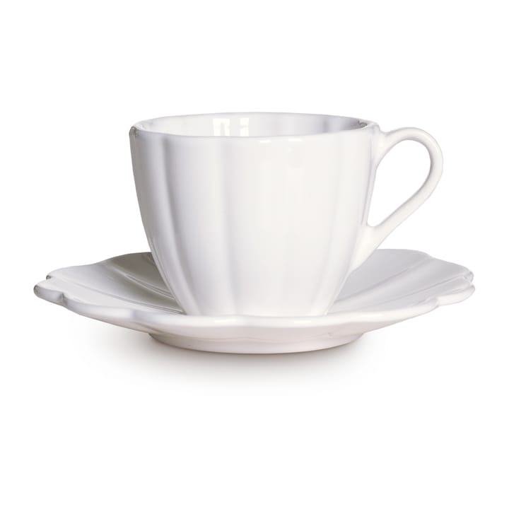 Oyster cup with saucer 25 cl - White - Mateus