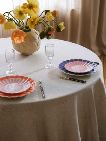 Oyster plate 20 cm - light pink - Mateus