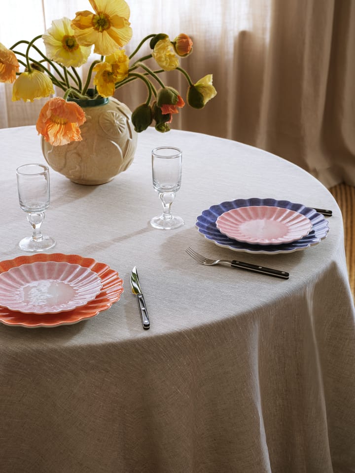 Oyster plate 20 cm - light pink - Mateus