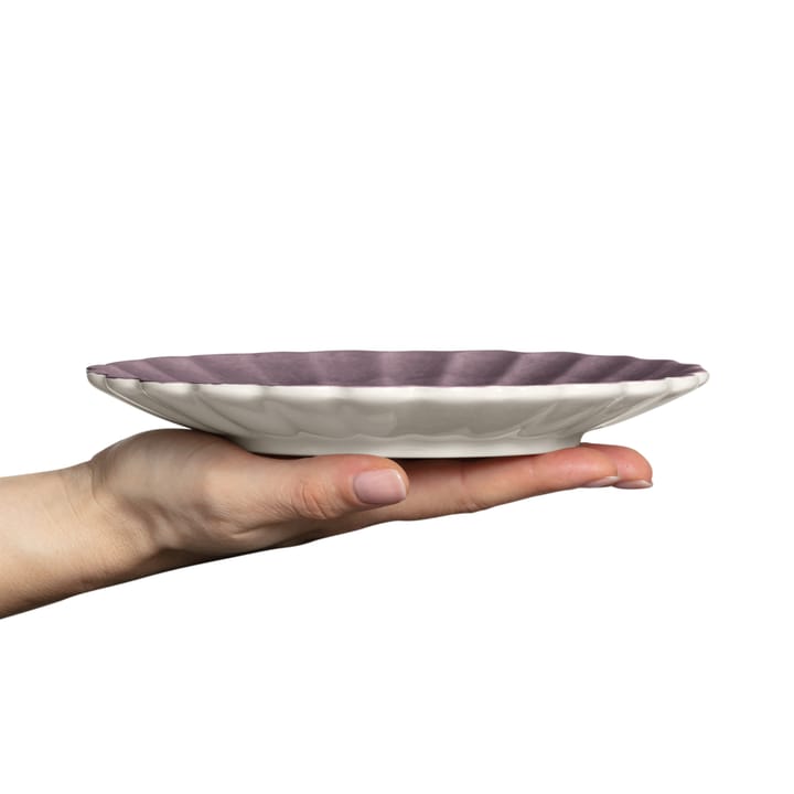 Oyster plate 20 cm - plum - Mateus