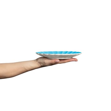 Oyster plate 20 cm - Turquoise - Mateus
