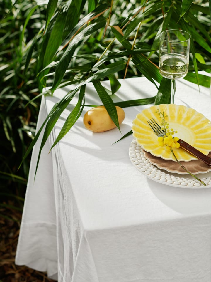 Oyster plate 20 cm - Yellow - Mateus