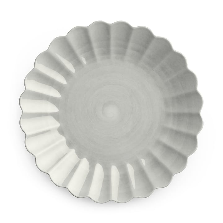 Oyster plate 28 cm - grey - Mateus