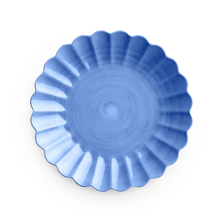 Oyster plate 28 cm - Light blue - Mateus