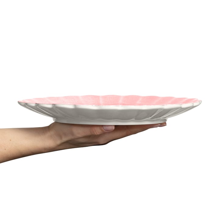 Oyster plate 28 cm - light pink - Mateus