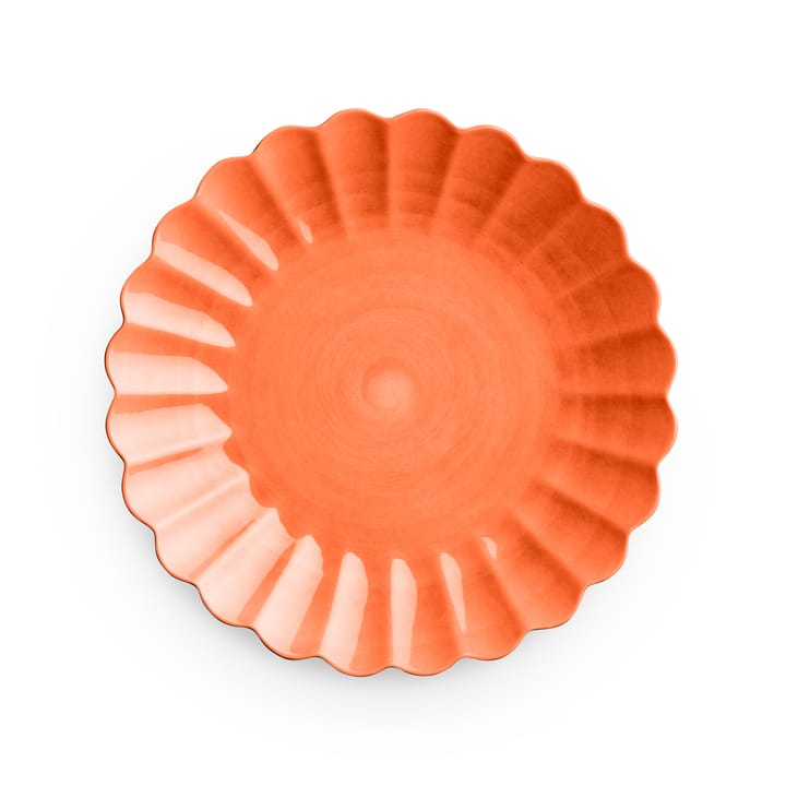 Oyster plate 28 cm - Orange - Mateus