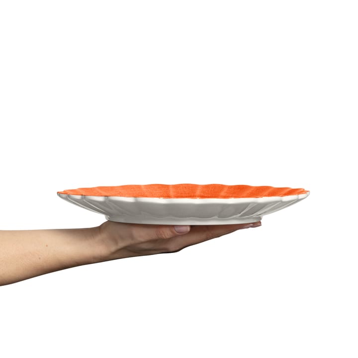 Oyster plate 28 cm - Orange - Mateus