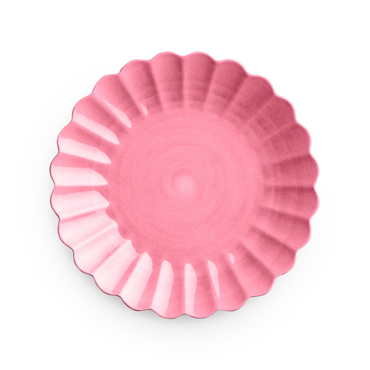 Mateus Oyster plate 28 cm Pink | Scandinavian Design | Dinner plates | Pink