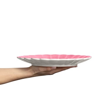 Oyster plate 28 cm - Pink - Mateus