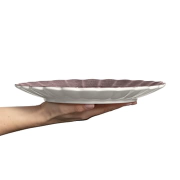 Oyster plate 28 cm - plum - Mateus
