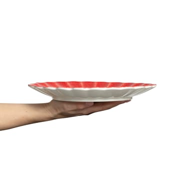 Oyster plate 28 cm - Red-Limited Edition - Mateus