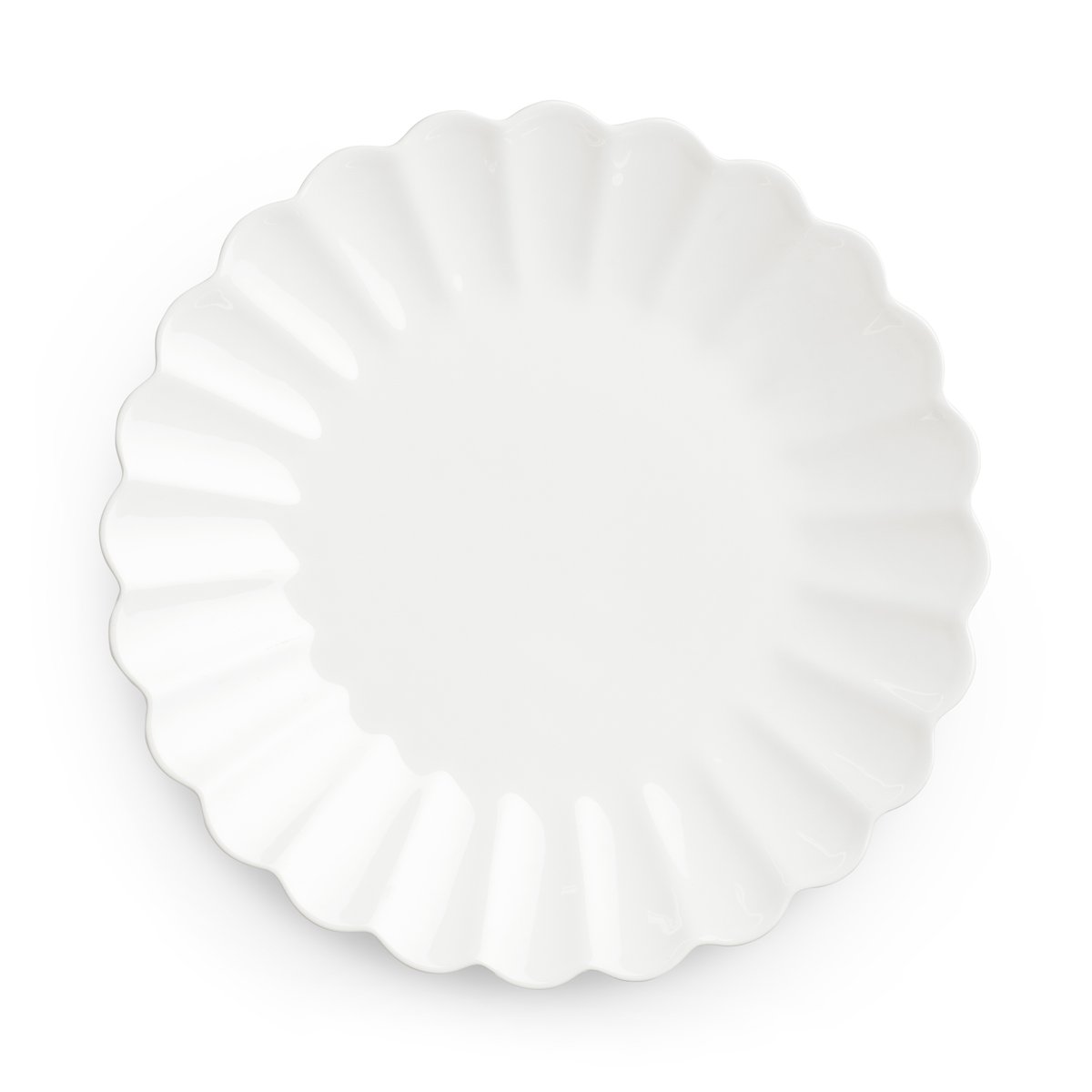 Mateus Oyster plate 28 cm white | Scandinavian Design | Dinner plates | White