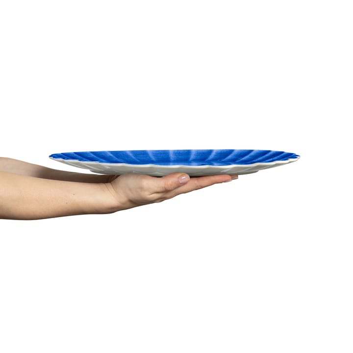 Oyster saucer 30x35 cm - Blue - Mateus