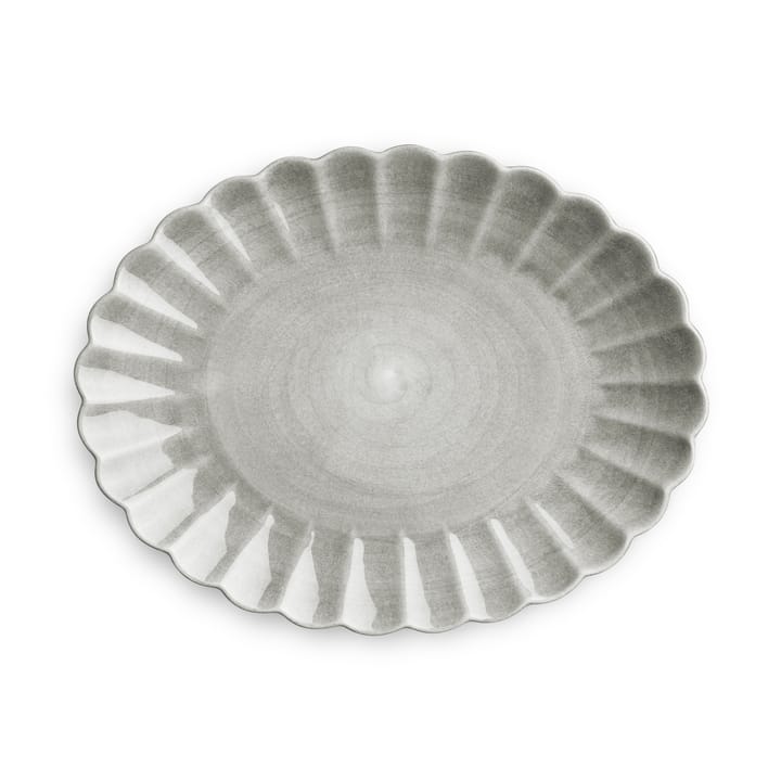 Oyster saucer 30x35 cm - grey - Mateus