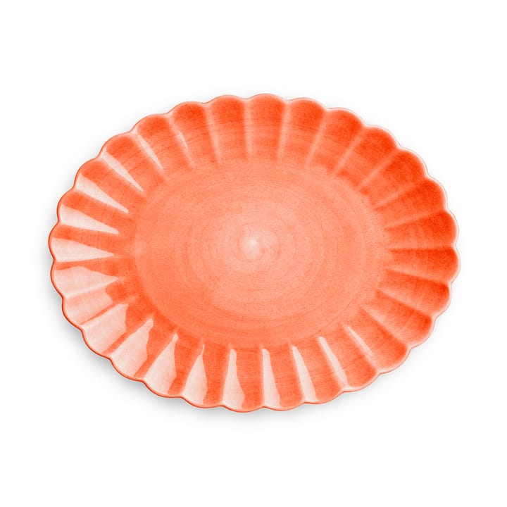 Oyster saucer 30x35 cm - Orange - Mateus