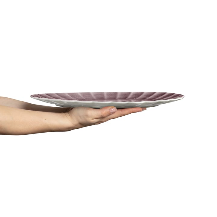 Oyster saucer 30x35 cm - Plum - Mateus