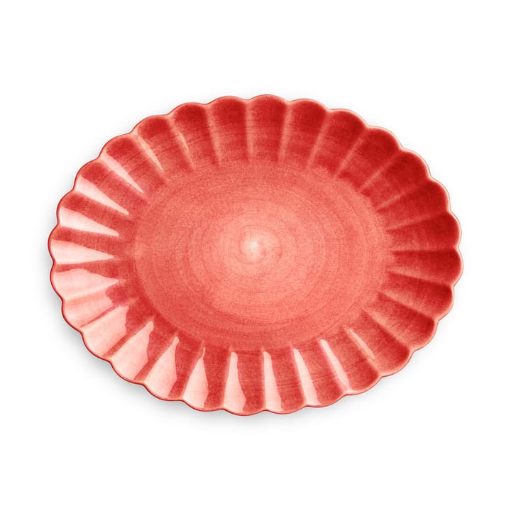 Oyster saucer 30x35 cm - Red-Limited Edition - Mateus