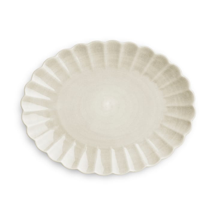 Oyster saucer 30x35 cm - Sand - Mateus