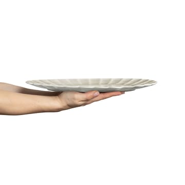 Oyster saucer 30x35 cm - Sand - Mateus