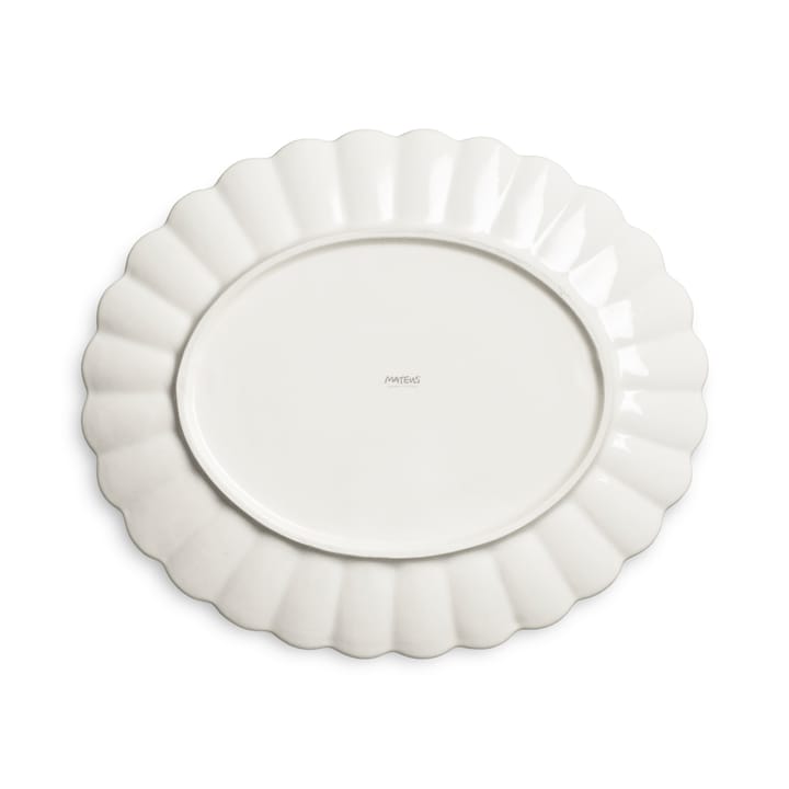 Oyster saucer 30x35 cm - White - Mateus