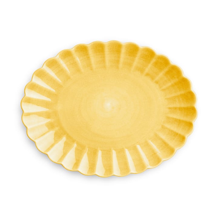Oyster saucer 30x35 cm - Yellow - Mateus
