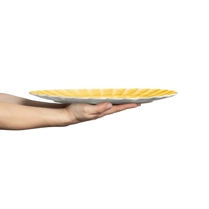 Oyster saucer 30x35 cm - Yellow - Mateus