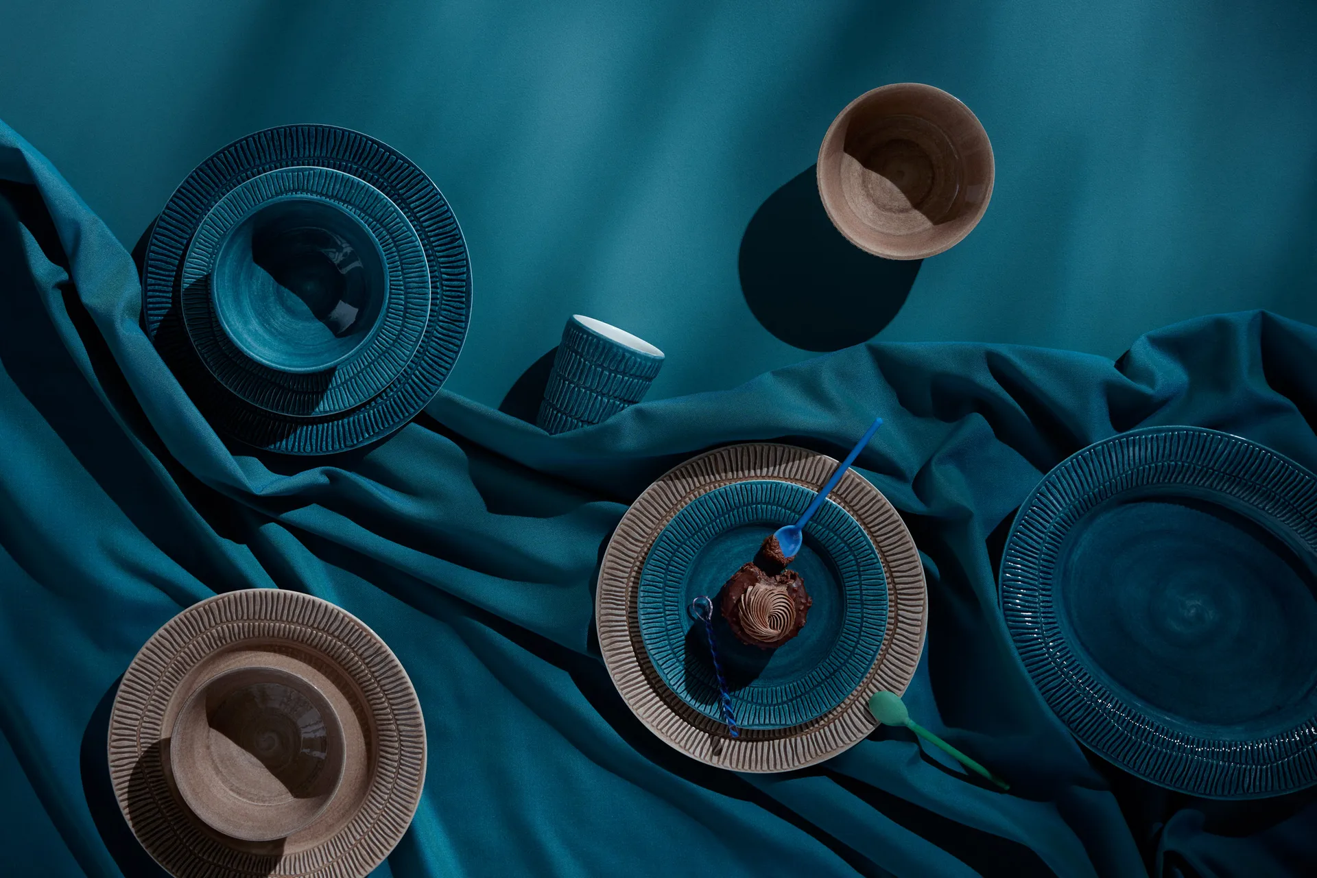 Stripes bowl Ø15 cm, Cinnamon Mateus