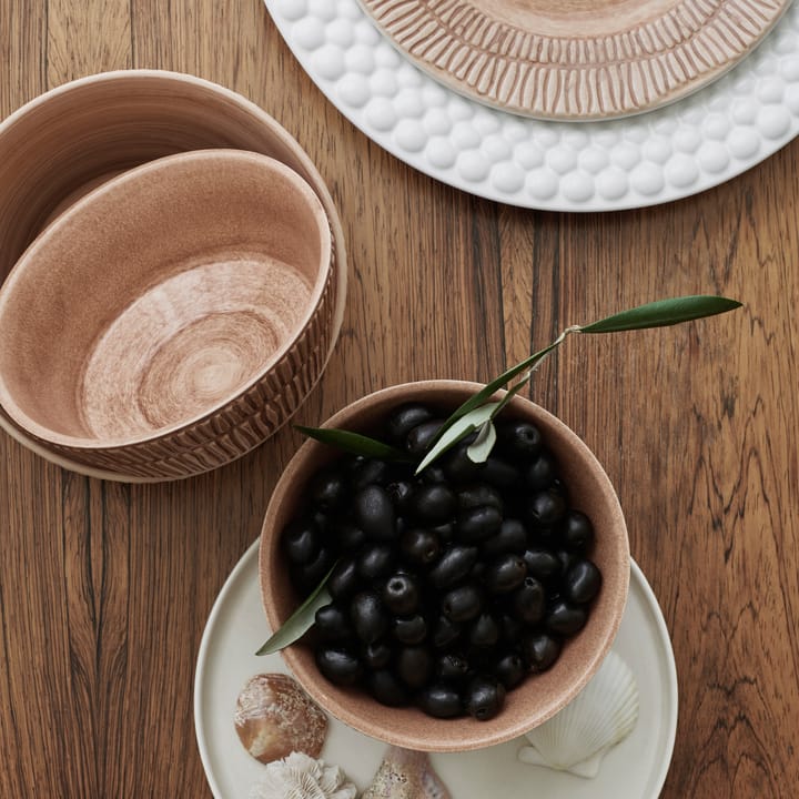 Stripes bowl Ø15 cm - Cinnamon - Mateus