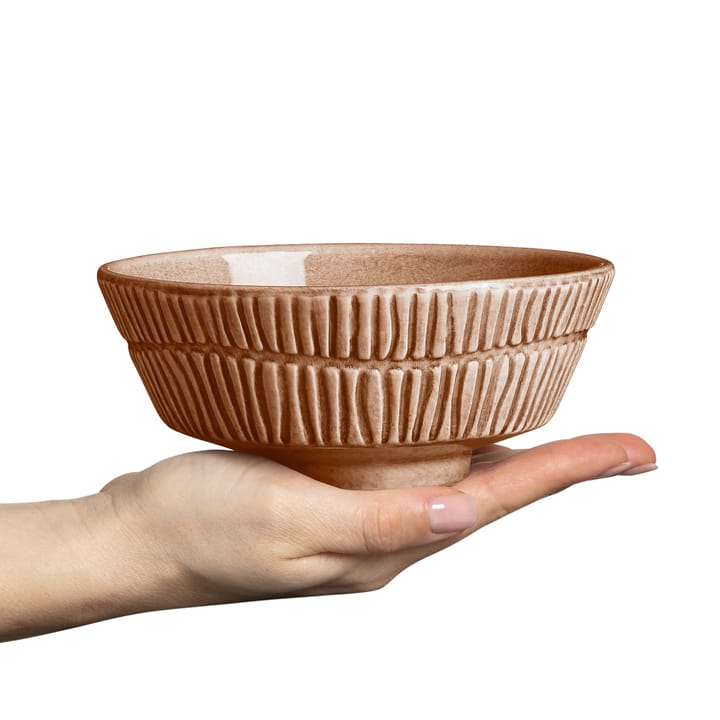 Stripes bowl Ø15 cm - Cinnamon - Mateus