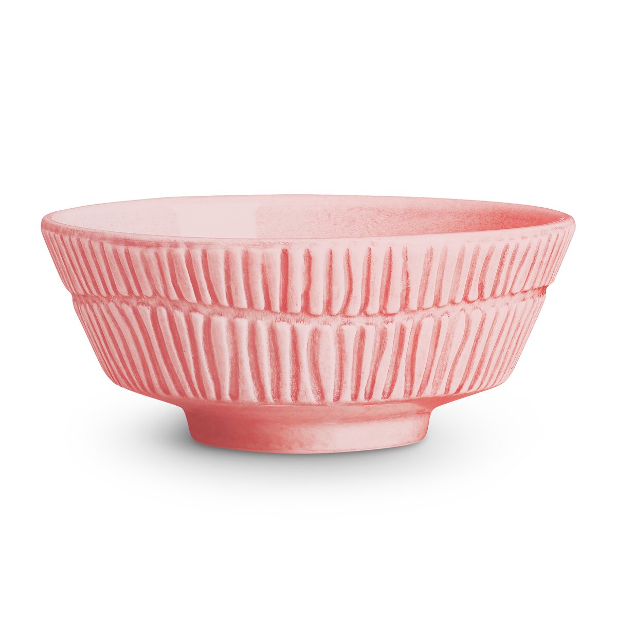 Mateus Stripes bowl o15 cm Light pink | Scandinavian Design | Breakfast bowls | Pink